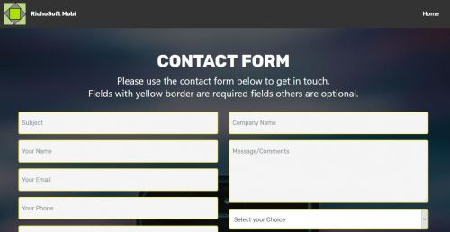 Mobirise 5 Star reCaptcha2 Contact Form Extension