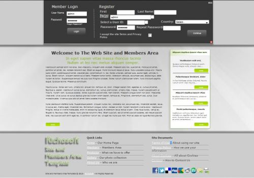 Web Site + Members Area Plusi X7 (For Serif WebPlus X7)
