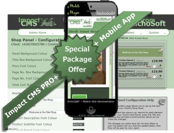 Impact CMS PRO PLUS X7 SPECIAL PACK (For Serif WebPlus X7) V4.2